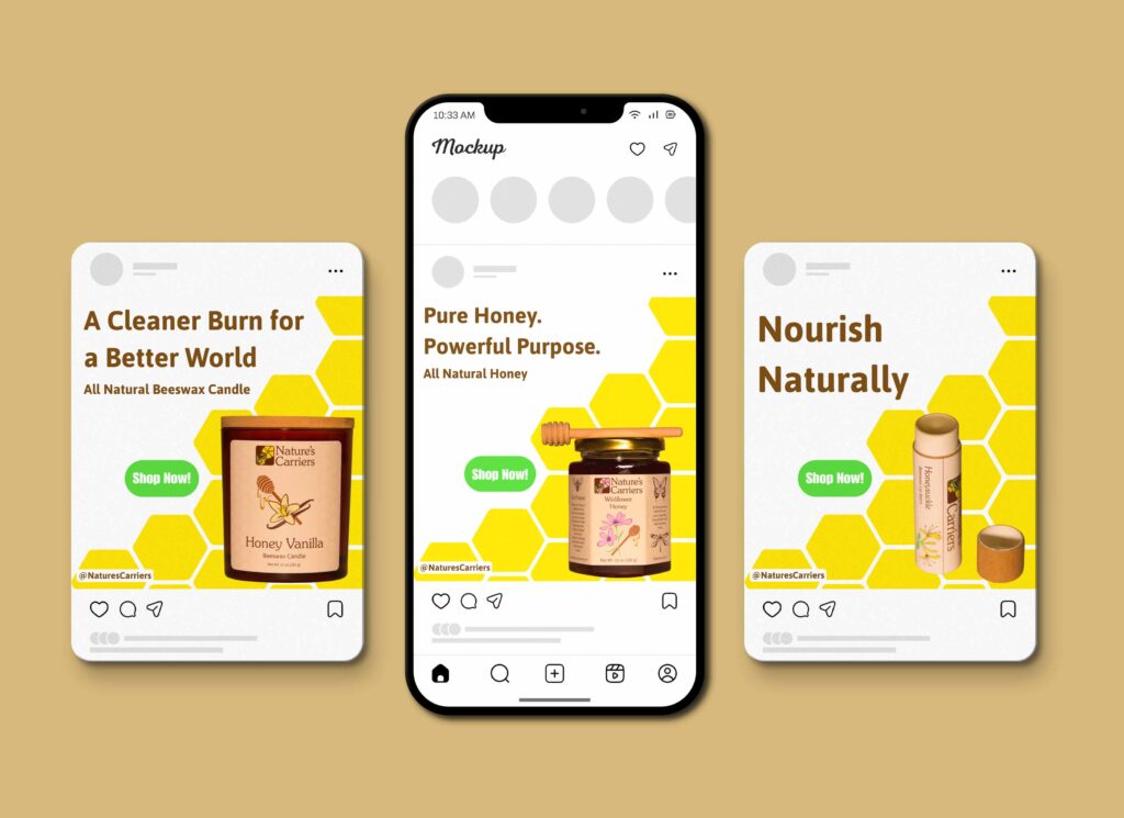 Nature's Carriers Social Media Posts